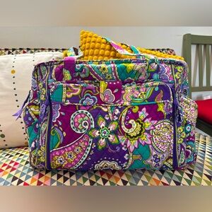Vera Bradley Multicolor Quilted Diaper Bag💙💗🧡